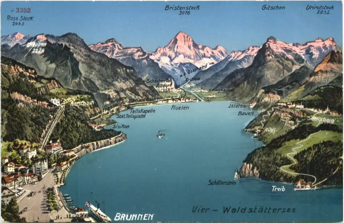 Vierwaldstätter See und Umgebung -553964