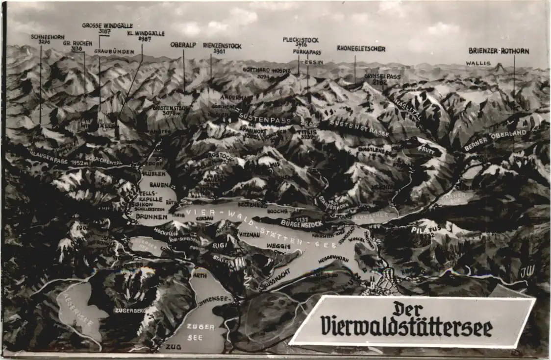 Der Vierwaldstättersee und Umgebung -553810