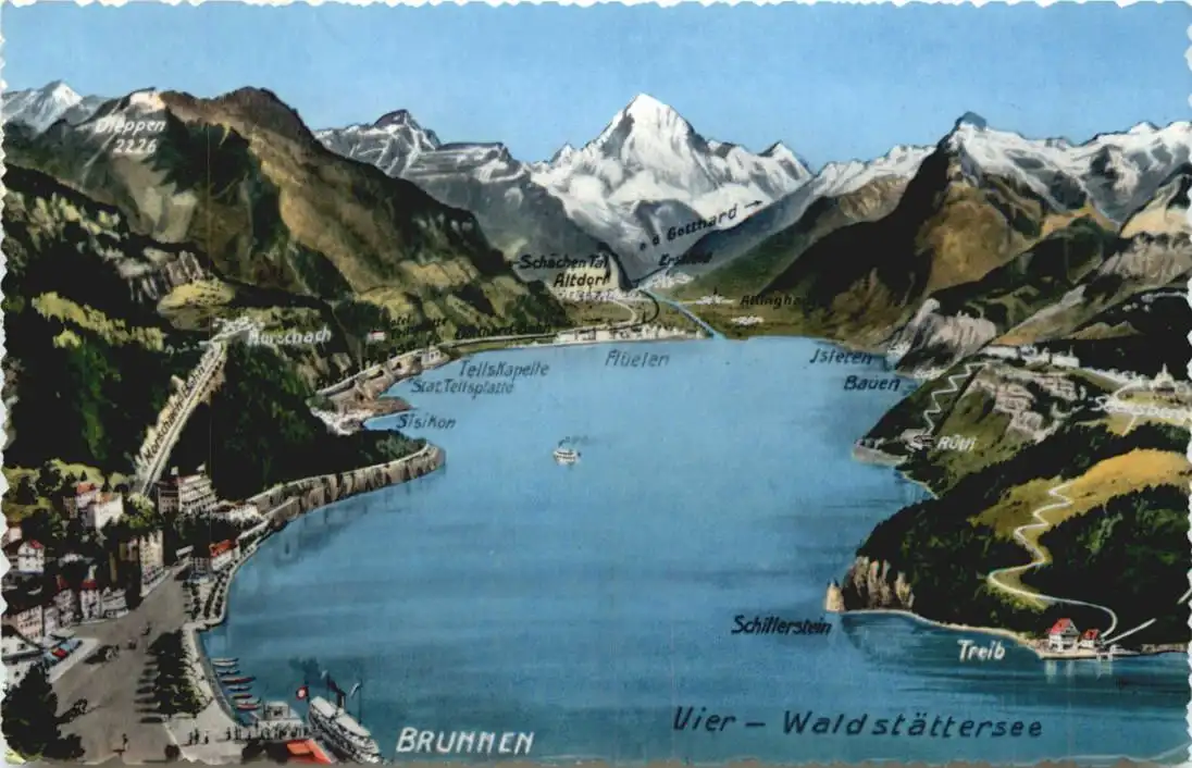 Vierwaldstätter See und Umgebung -553958