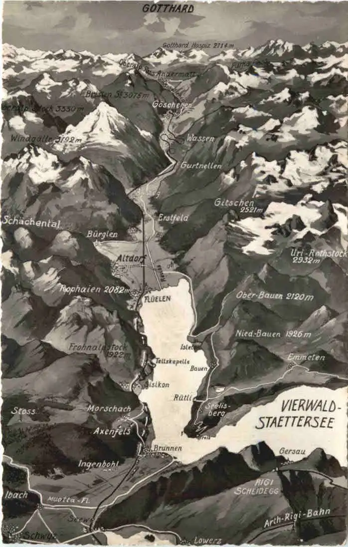 Vierwaldstätter See und Umgebung -553830