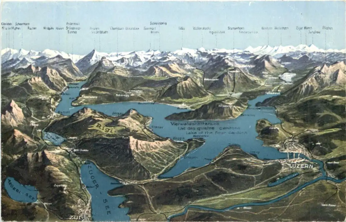 Vierwaldstätter See und Umgebung -553968