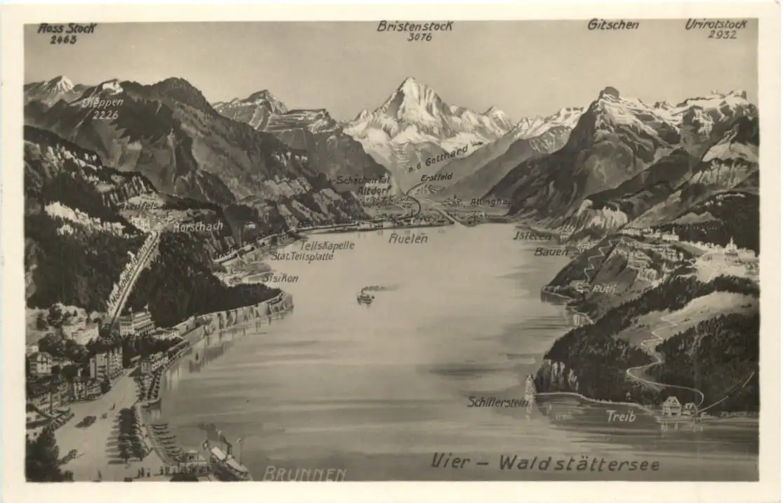 Vierwaldstätter See und Umgebung -554044