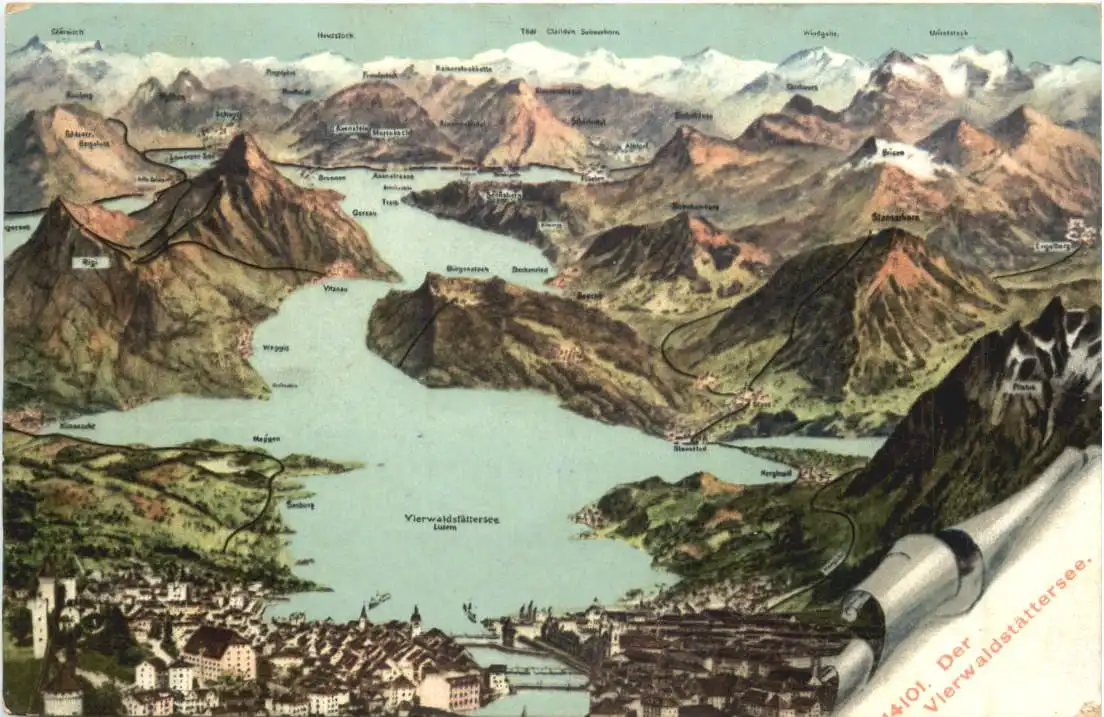 Vierwaldstätter See und Umgebung -553972