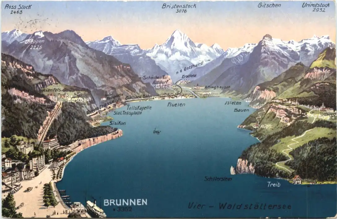 Vierwaldstätter See und Umgebung -554084