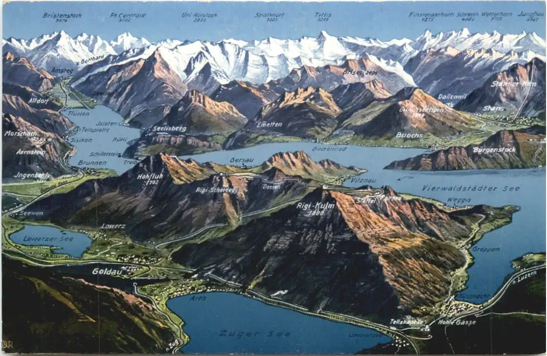 Vierwaldstätter See und Umgebung -553962