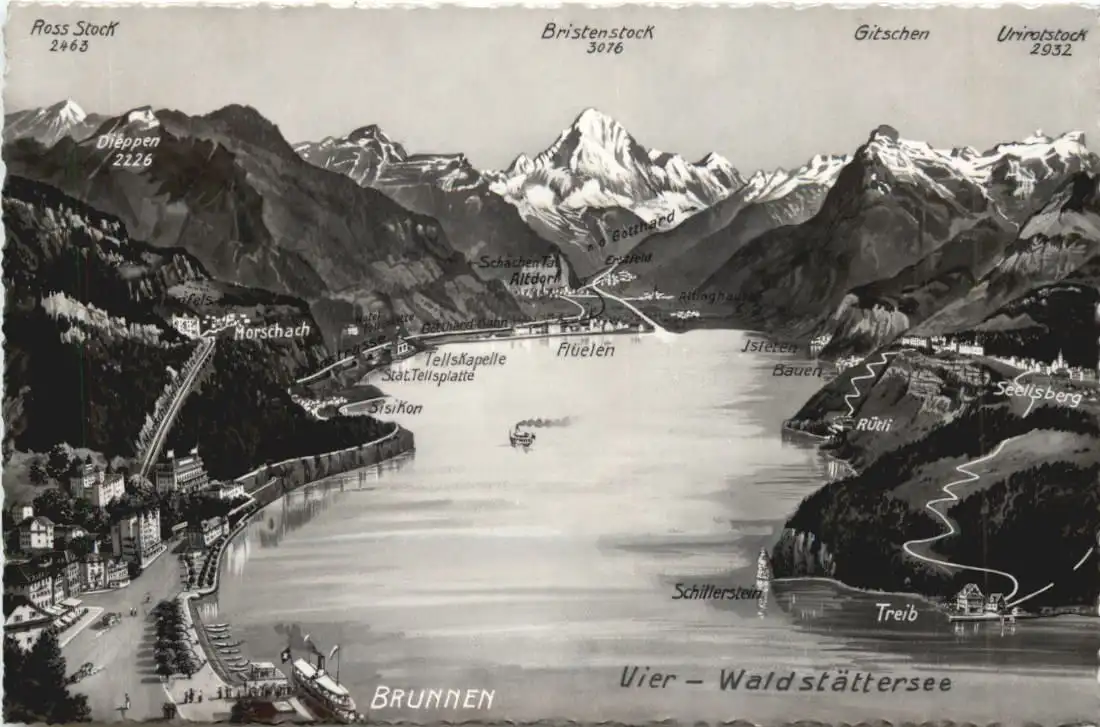 Vierwaldstätter See und Umgebung -554026