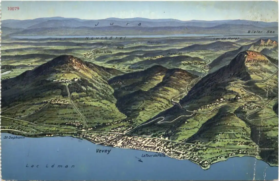 Lac Leman, Panorama -554168