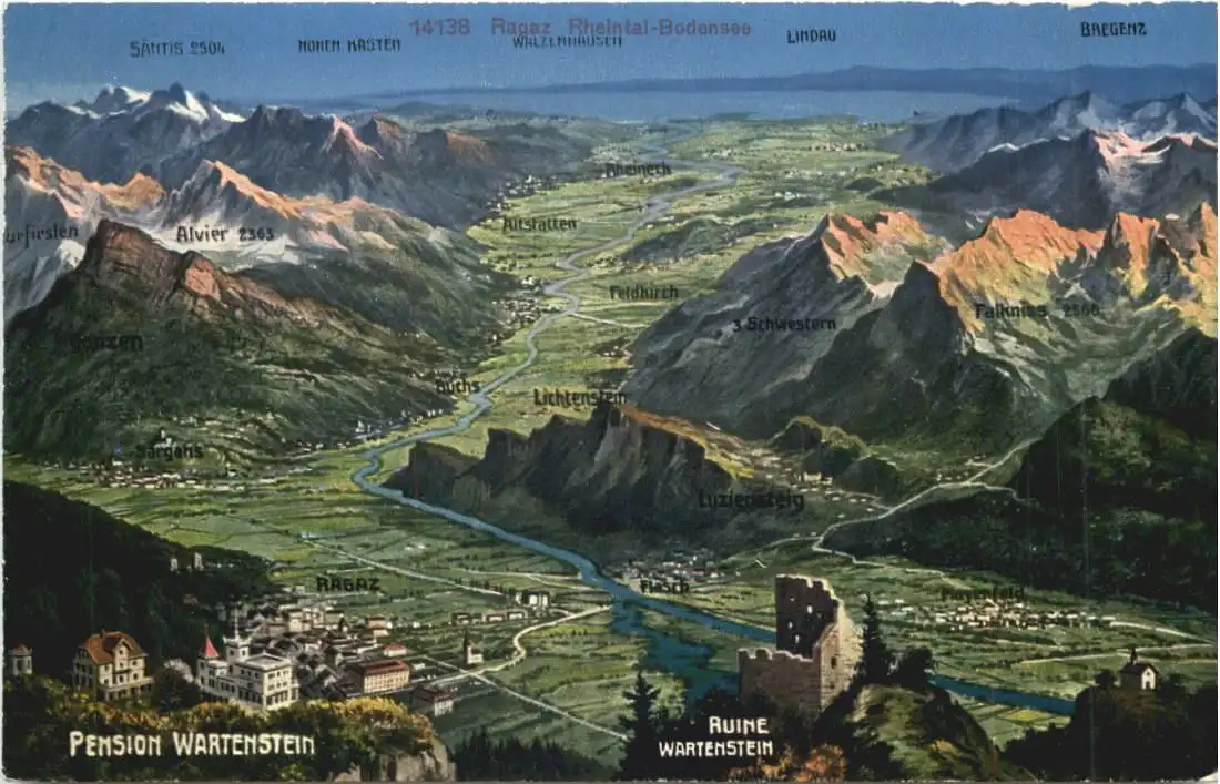 Ruine Wartenstein und Umgebung -554066