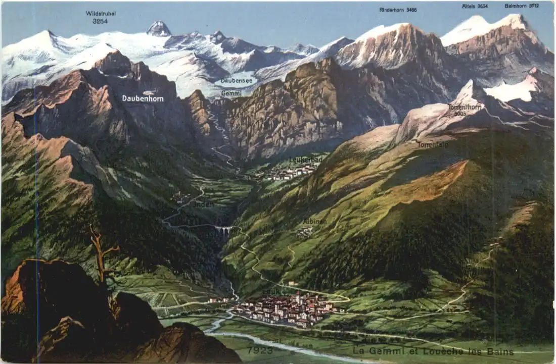 La Gemmi et Loueche les Bains -553976