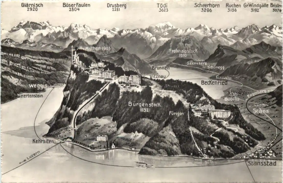 Stansstad und Umgebung -554170