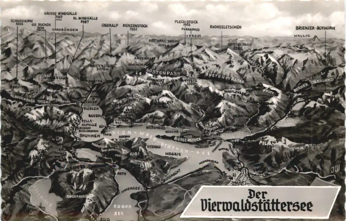 Vierwaldstätter See und Umgebung -554036