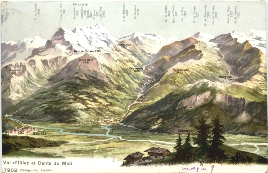 Val dÌlliez et Dents du Midi -554458