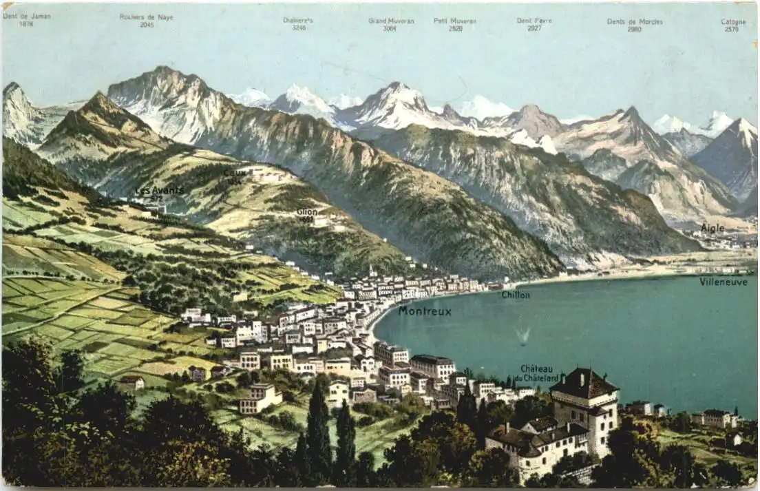 Montreux et les Alpes -554394
