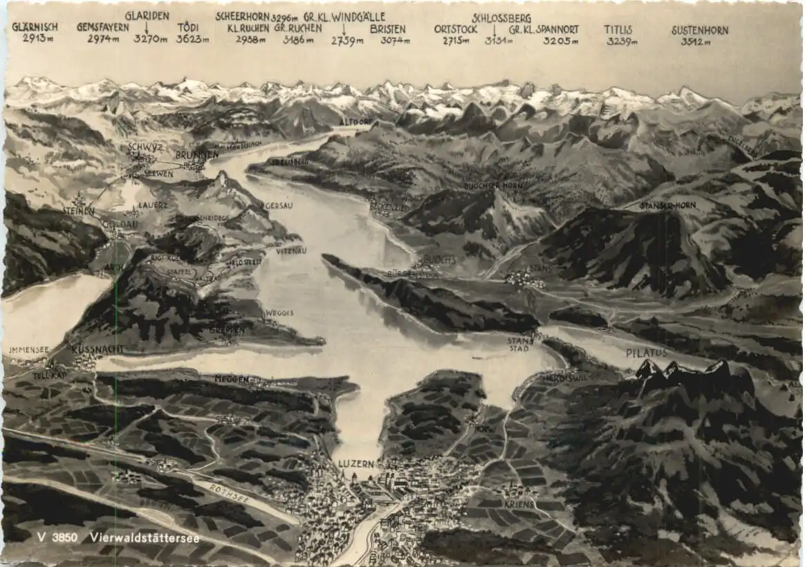 Vierwaldstätter See und Umgebung -554468