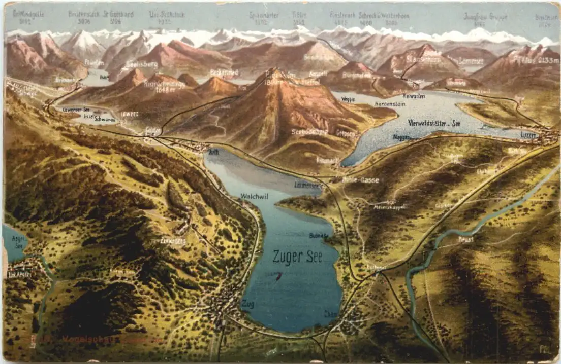Zuger See und Umgebung -554524