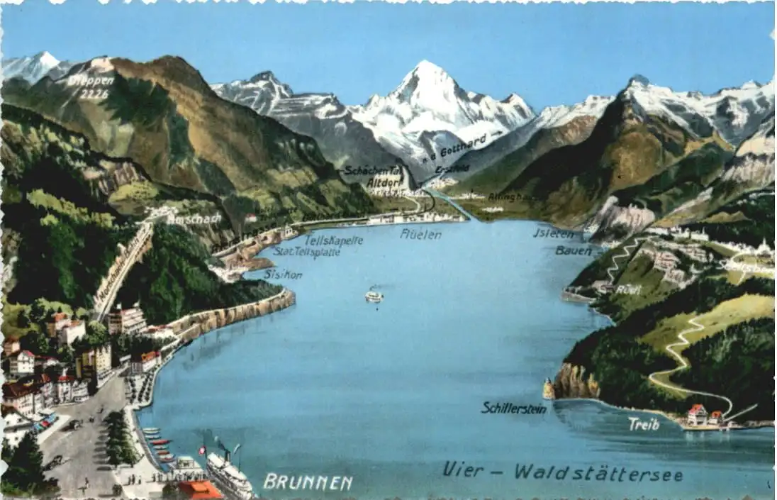 Vierwaldstätter See und Umgebung -554426