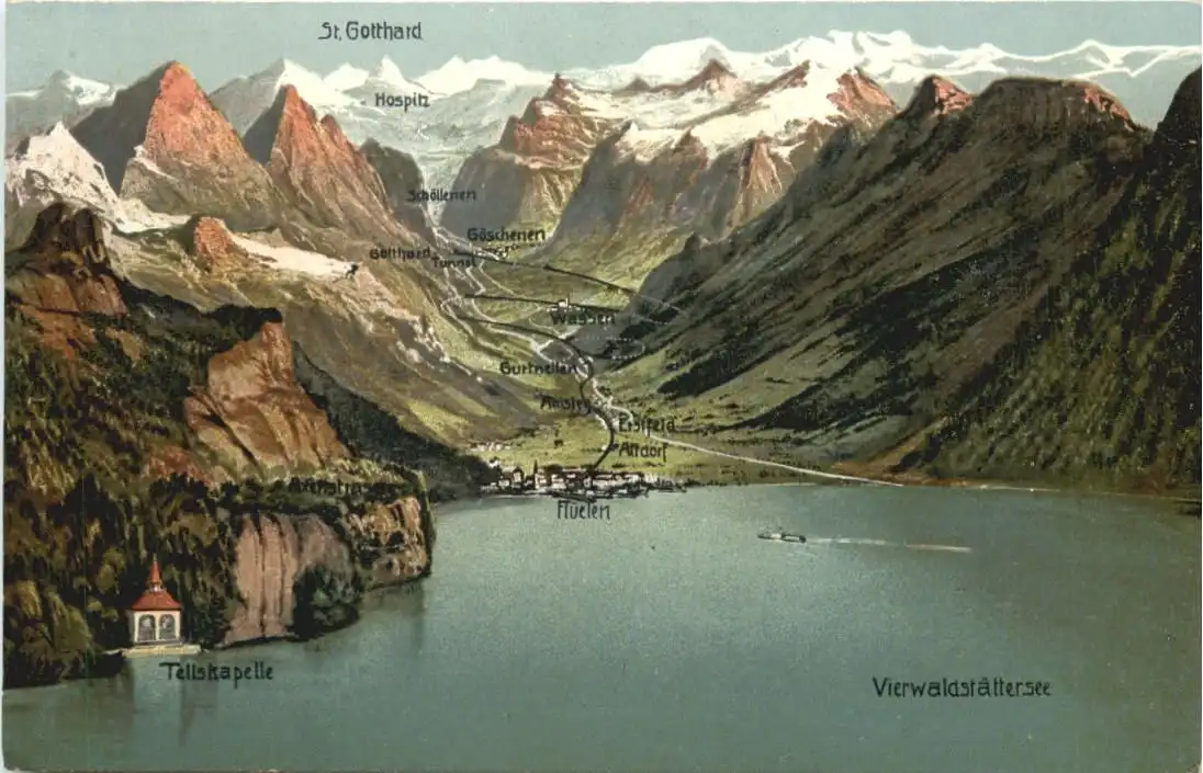 Vierwaldstätter See und Umgebung -554382