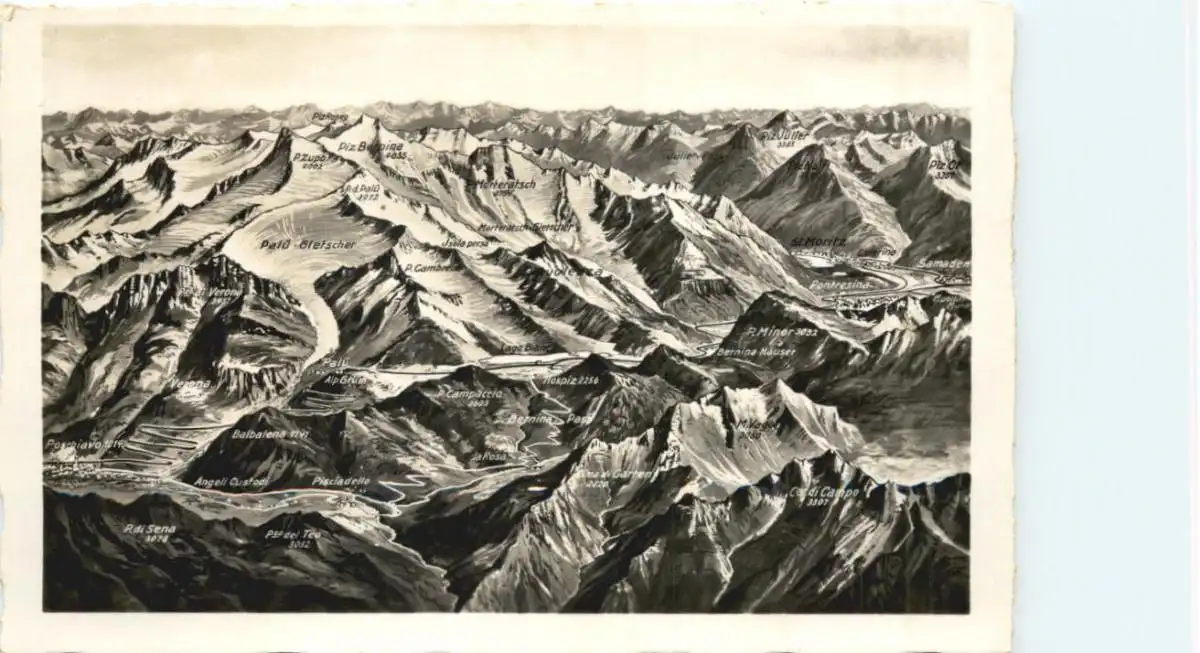 Berninabahn und Berninapass -554450