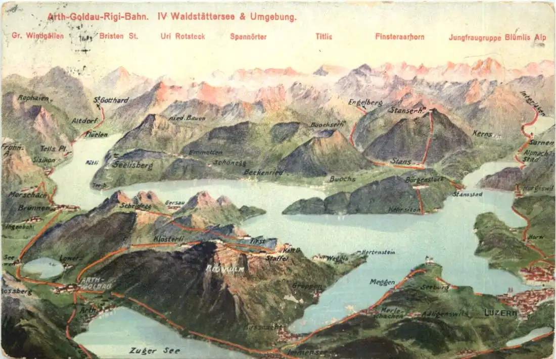 Vierwaldstätter See und Umgebung -554520