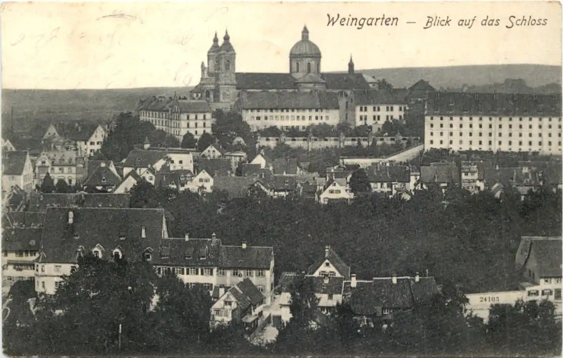 Weingarten, Blick auf das Schloss Bei Freiburg -554646