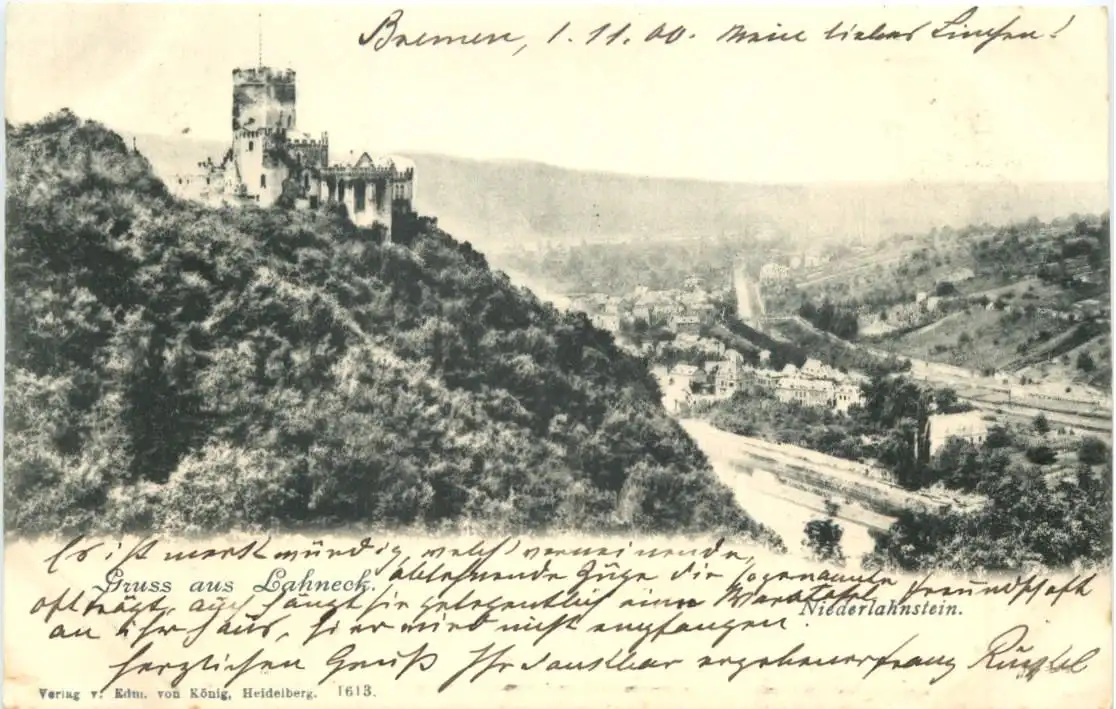 Niederlahnstein - Gruss aus Lahneck -725696