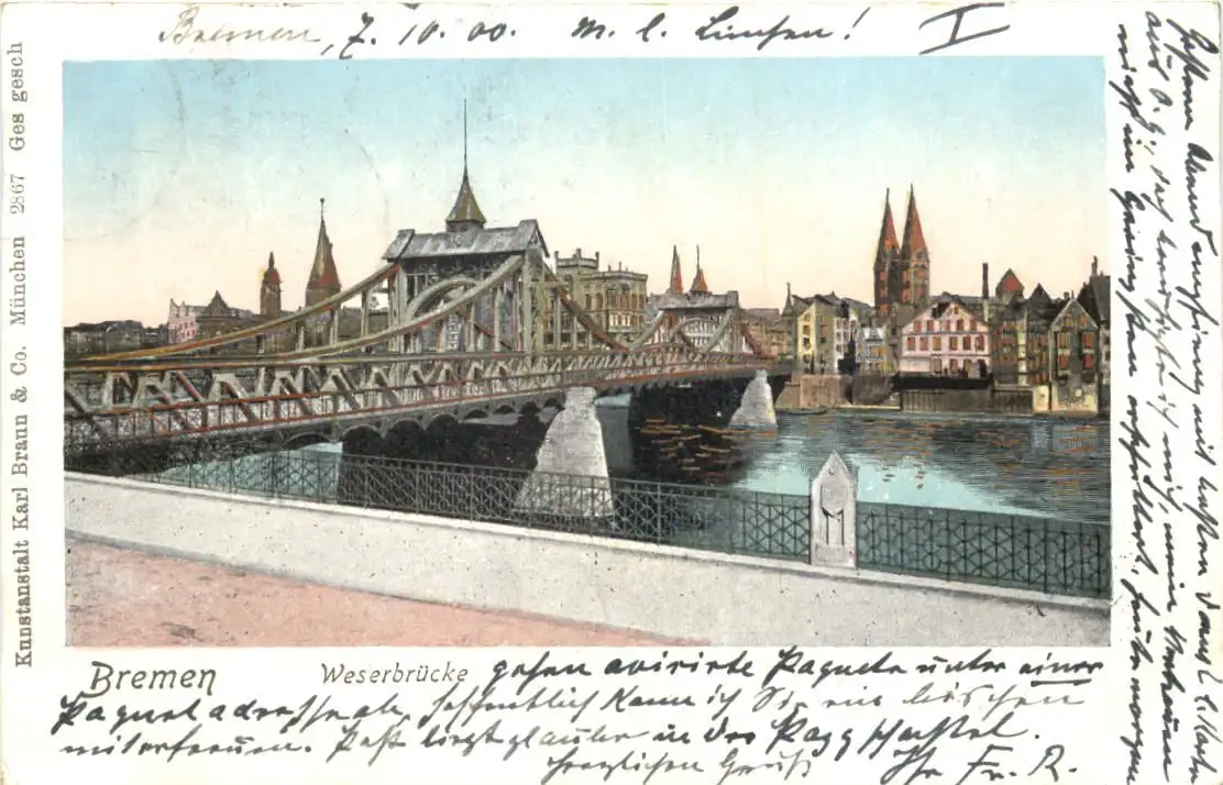 Bremen - Weserbrücke -725604