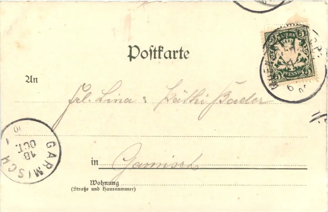 München - Justizpalast - Litho -725714