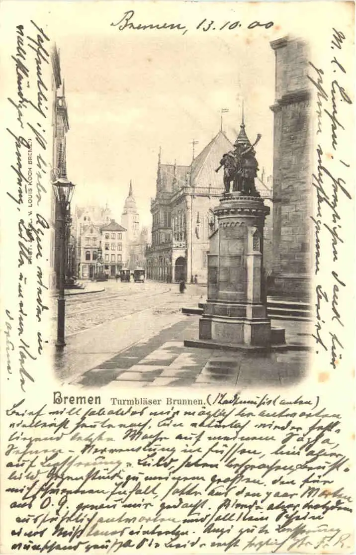 Bremen - Turmbläser Brunnen -725728