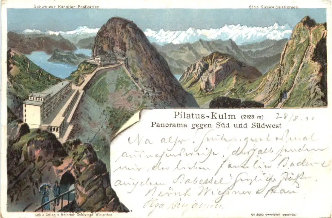 Pilatus Kulm - Litho -725796