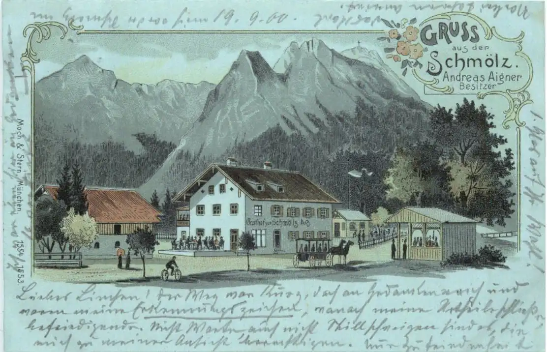 Gruss aus der Schmölz - Litho _ Verlag Moch & Stern -725856