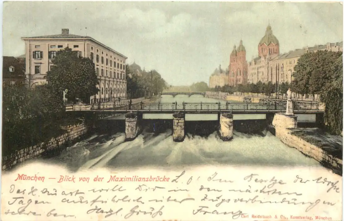 München - Blick von der Maximiliansbrücke -725892