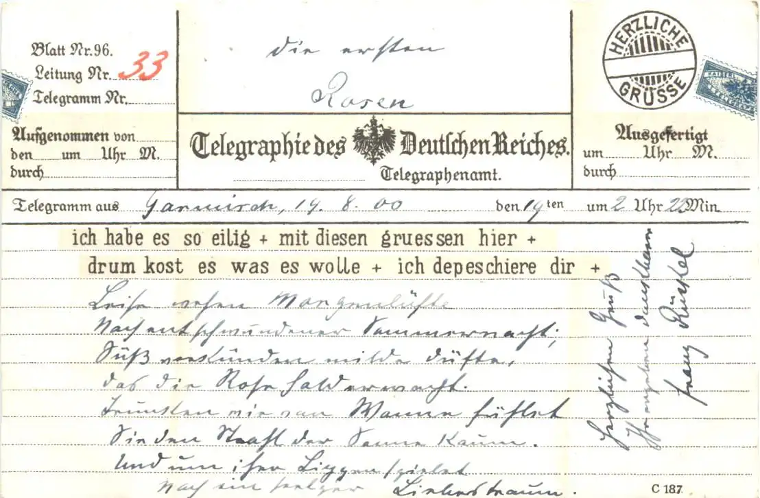 Telegraphie des Deutschen Reiches -725902
