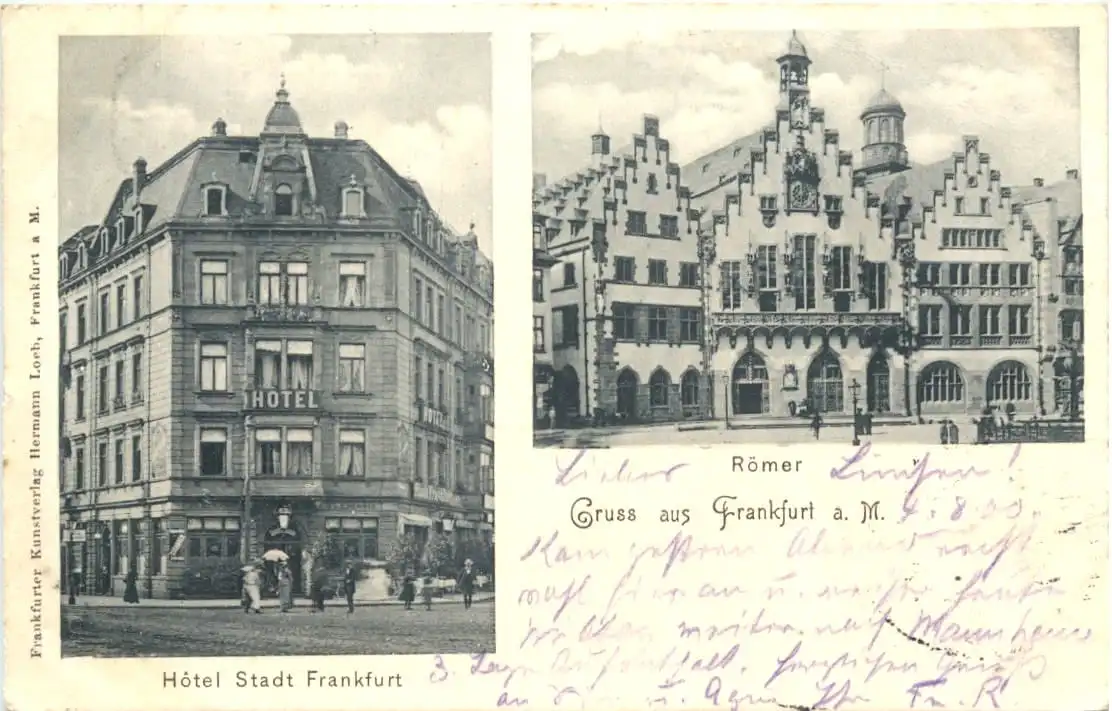 Gruss aus Frankfurt - Hotel Stadt Frankfurt -726030