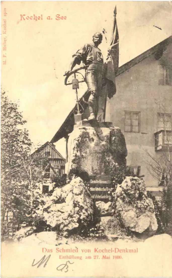 Kochel am see - Das Schmied von Kochel Denkmal -726016