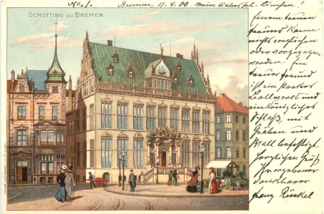 Schütting zu Bremen - Litho -726094