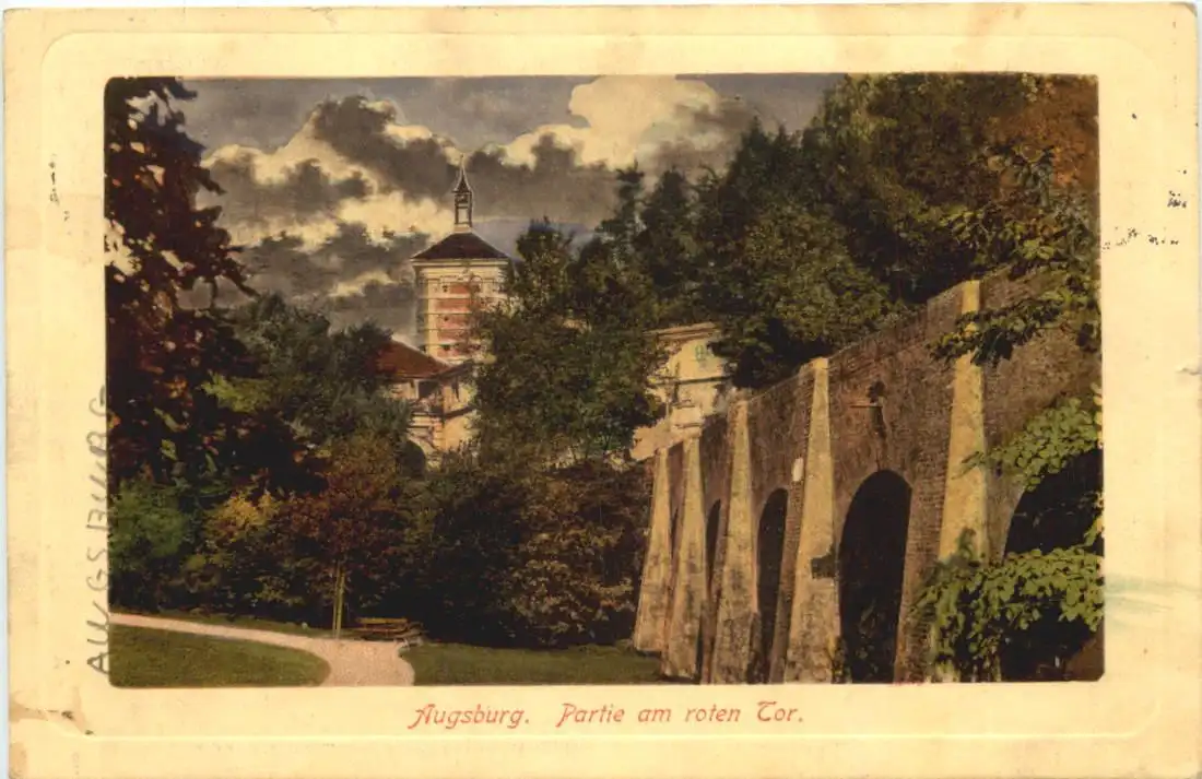 Augsburg - Partie am roten Tor -726186