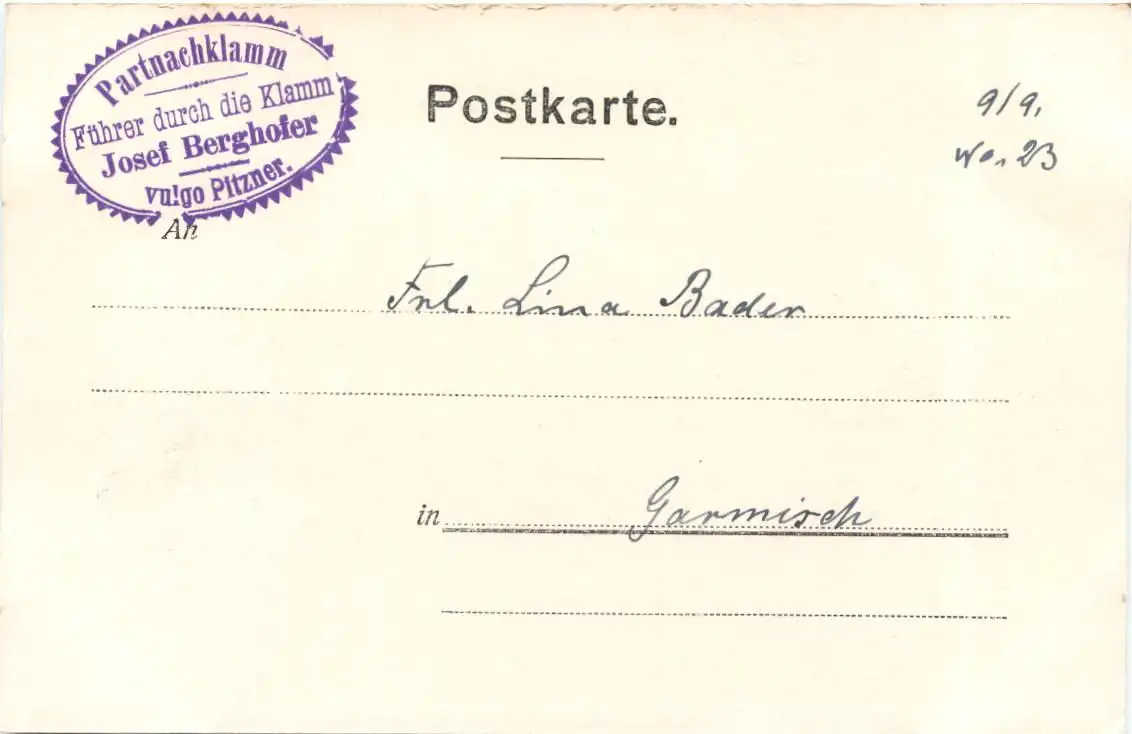 Partnachklamm bei Garmisch-Partenkirchen -726154