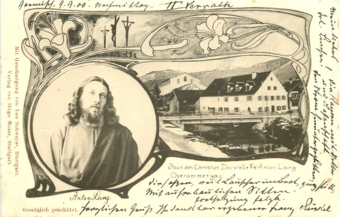 Oberammergau - Haus des Christus Darstellers Anton Lang -726192