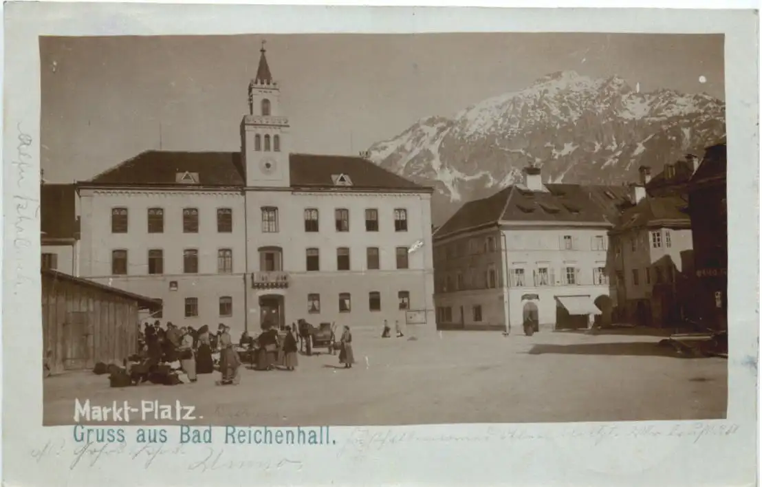 Gruss aus Bad Reichenhall - Marktplatz -726078