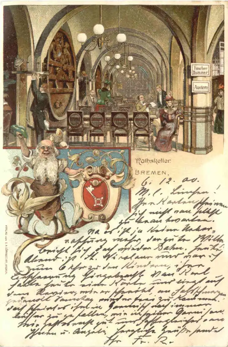 Bremen - Rathskeller - Litho -726266