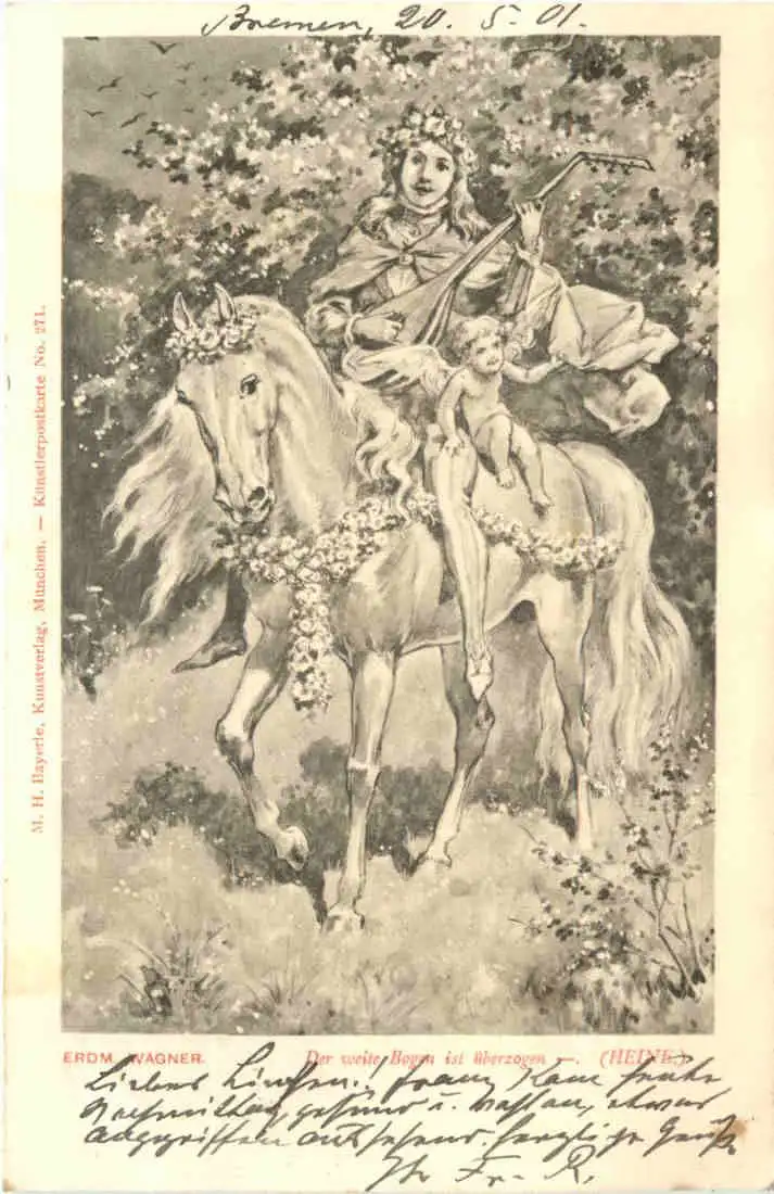 Künstler Ak Erdm. Wagner -726376