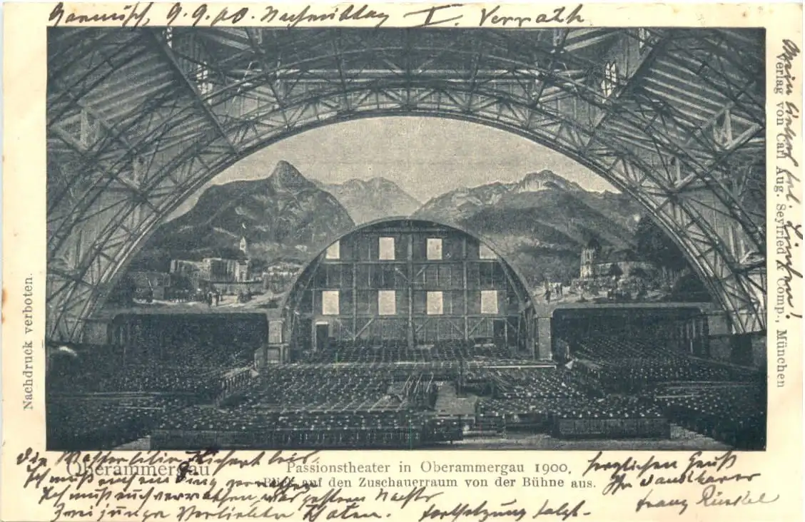 Oberammergau - Passionstheater 1900 -726202