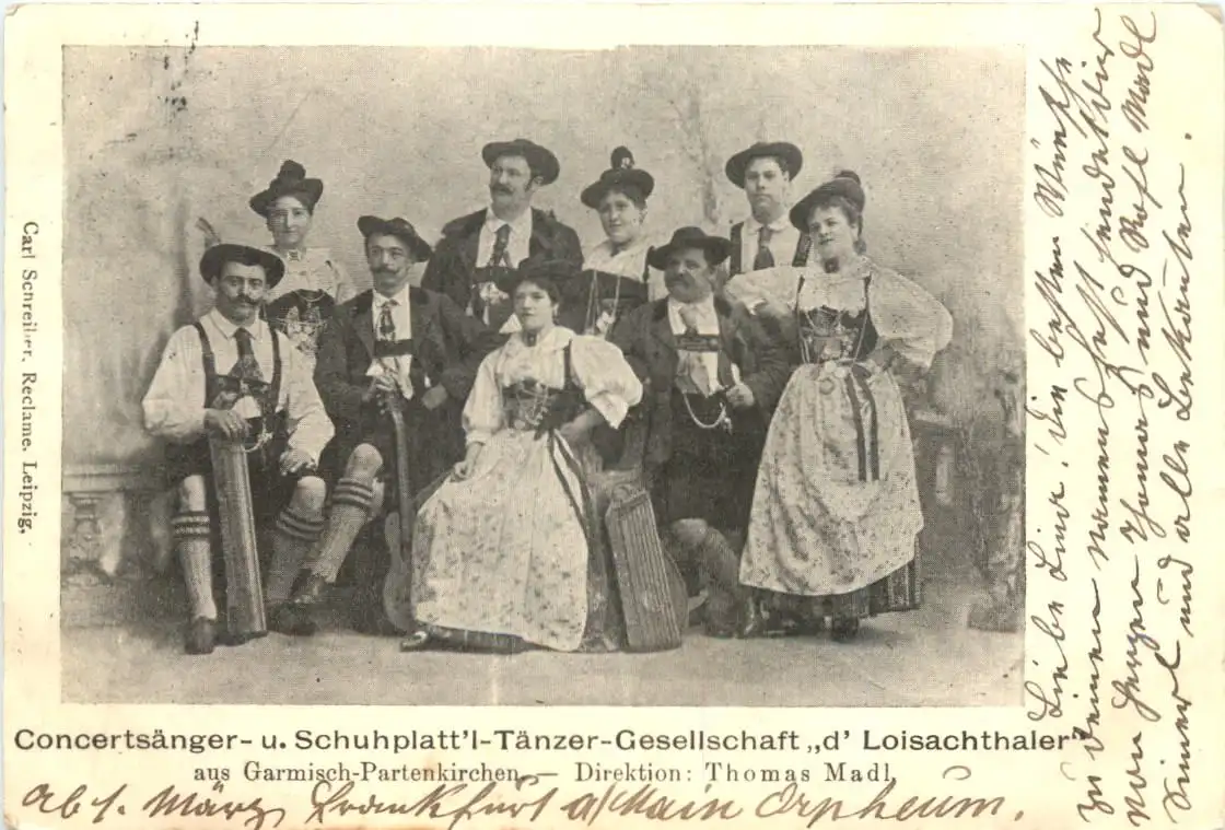 Garmisch-Partenkirchen - Tänzer Gesellschaft d Loisachthaler -726352