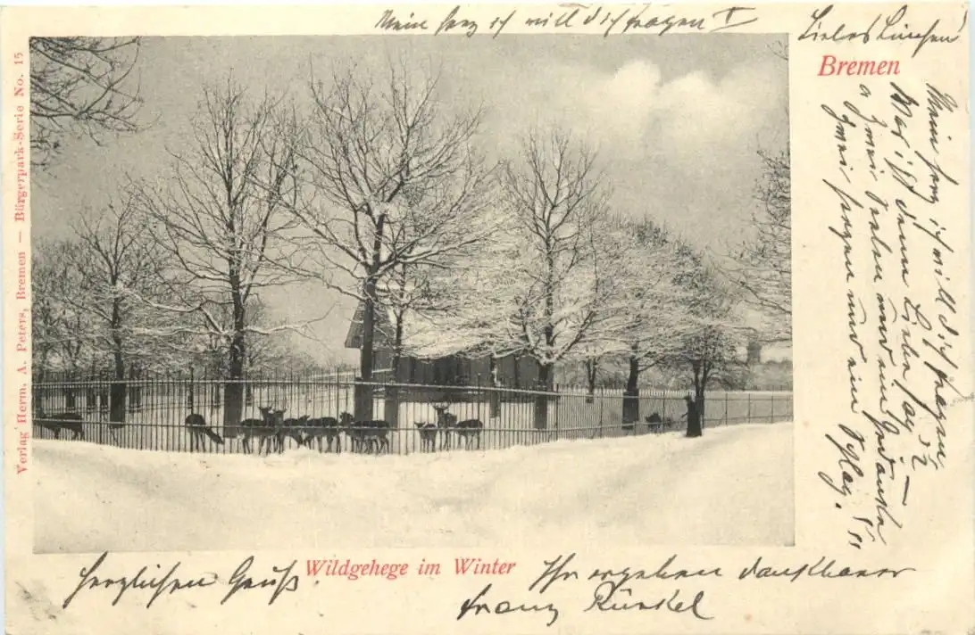 Bremen - Wildgehege im Winter -726392