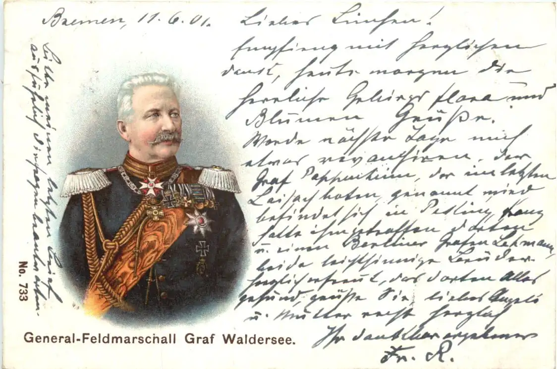 Generalfeldmarschall Graf Waldersee -726528