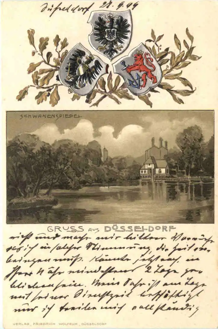 Gruss aus Düsseldorf - Litho -726588