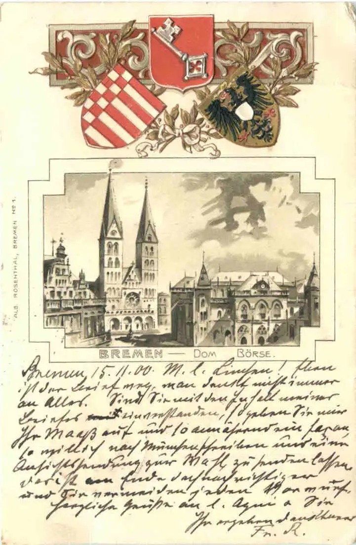 Bremen - Die Börse - Litho -726524