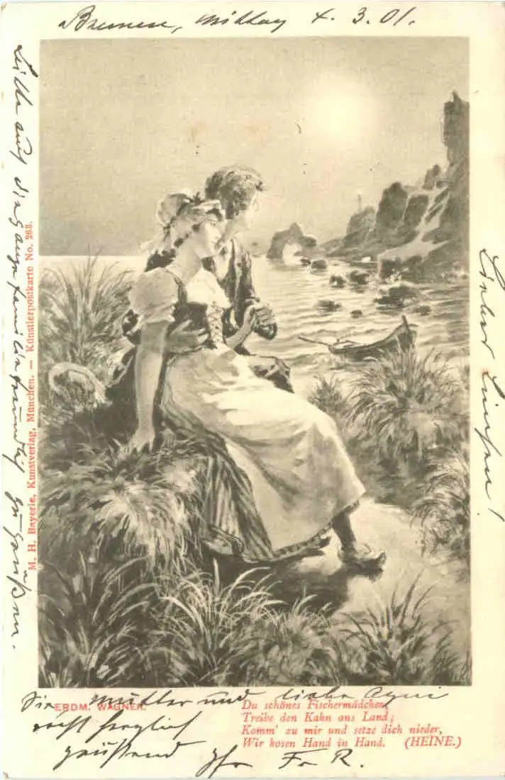 Künstler Ak Erdm. Wagner -726458