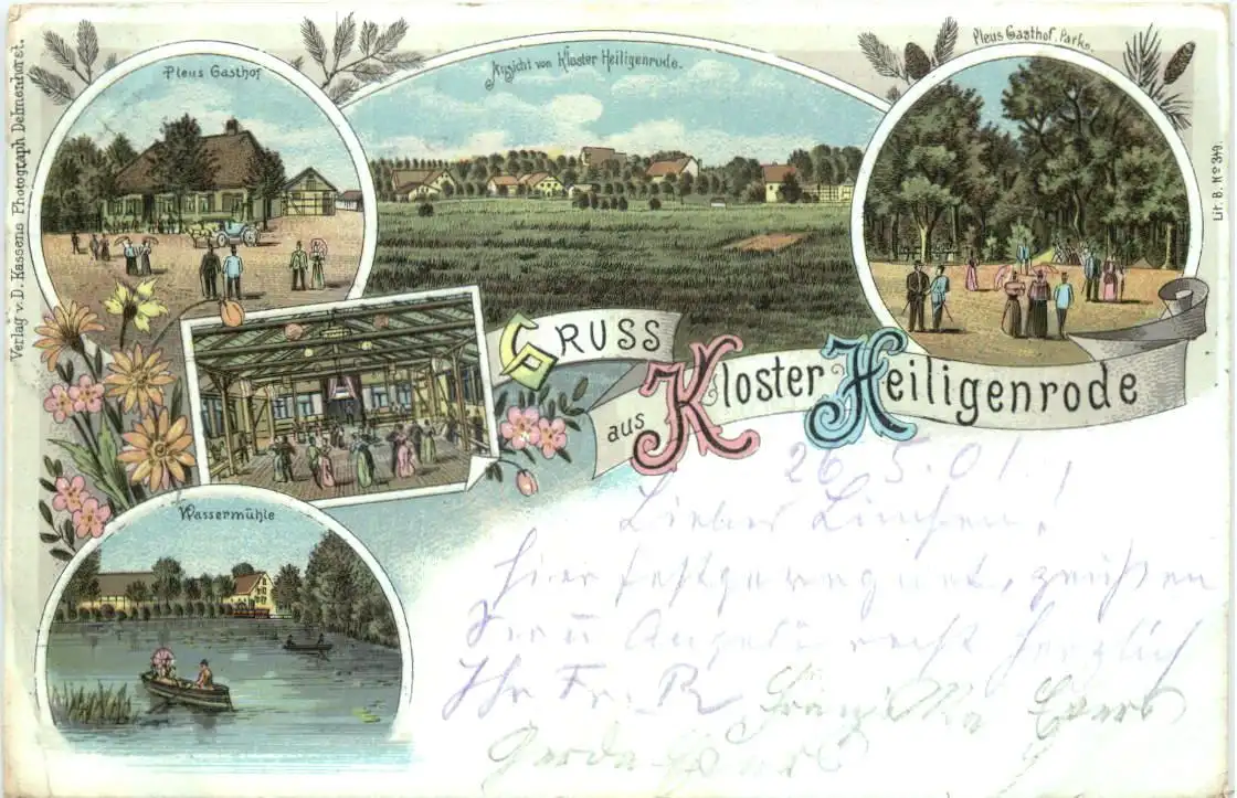 Gruss aus Kloster Heiligenrode - Litho -726478