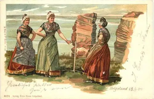 Helgoland - Litho Trachten -726690